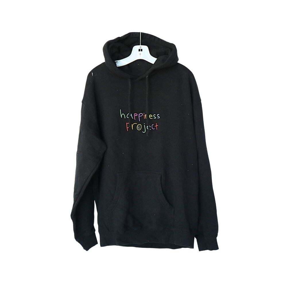 HAPPINESS PROJECT Original Happiness Hoodie - Black - L